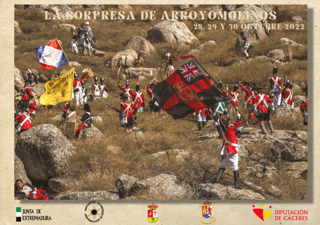 Recreación de la batalla "La sorpresa de Arroyomolinos"