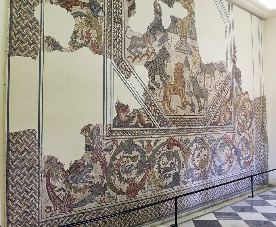 Mosaico representando el Mito de Orfeo