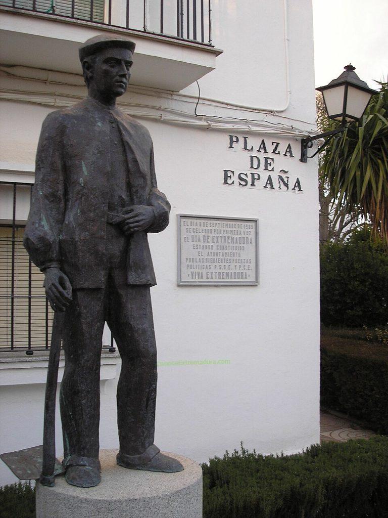 Monumento a los colonos, Valdelacalzada