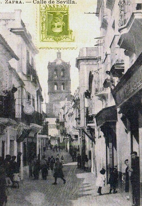 Calle Sevilla de Zafra, siglo XX